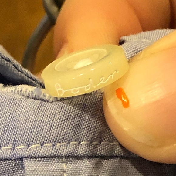 Boden Girls Blue Button Down - Picture 7 of 7